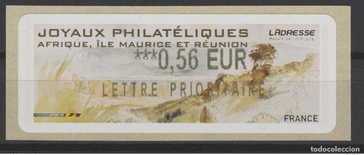 Sellos: Adhesivo autom&aacute;tico de Francia 2010 LISA Philatelic Jewels 0.56 Priority Letter**