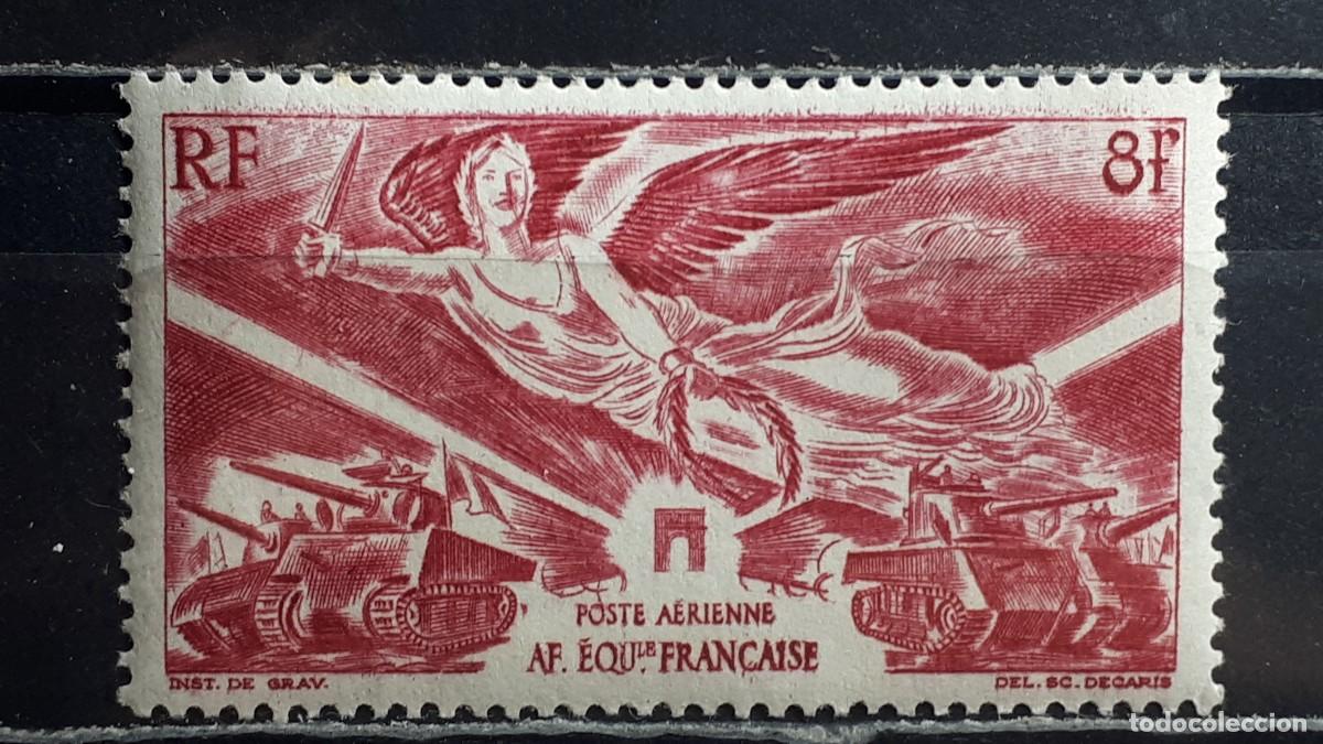 Sellos: AFRICA ECUATORIAL FRANCESA. A&Ntilde;O 1946. **. YVERT A&eacute;reo 43