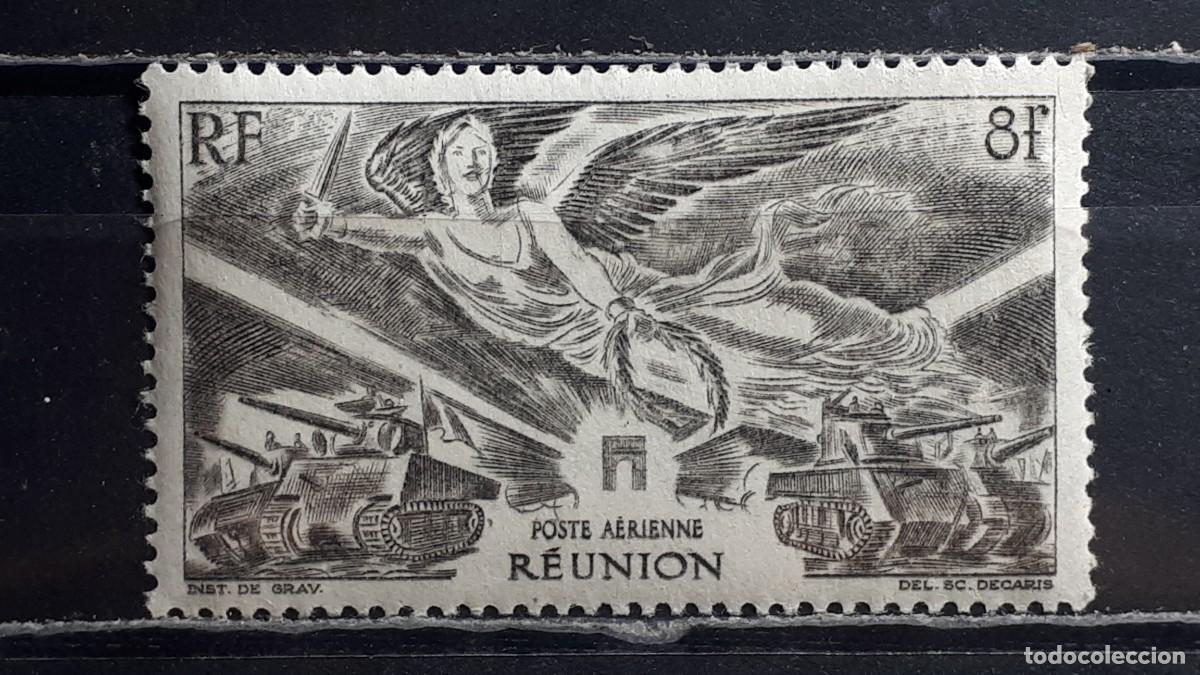 Sellos: REUNI&Oacute;N. A&Ntilde;O 1946. **. YVERT A&eacute;reo 35