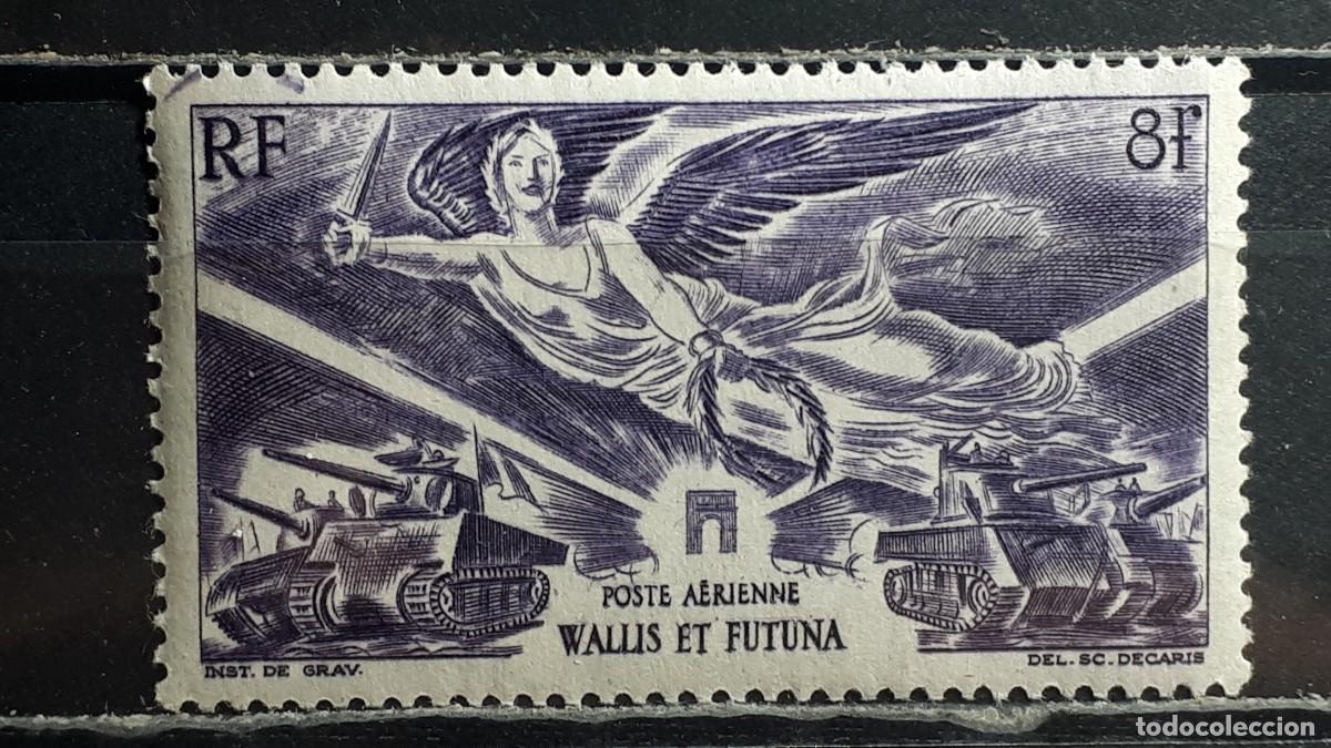 Sellos: WALLIS Y FUTUNA. A&Ntilde;O 1946. **. YVERT A&eacute;reo 4
