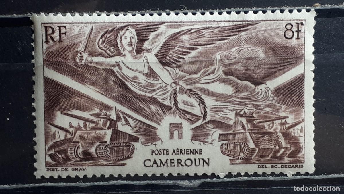 Sellos: CAMER&Uacute;N. A&Ntilde;O 1946. **. YVERT A&eacute;reo 31