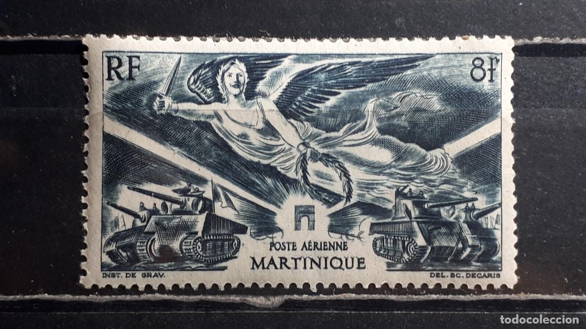 Sellos: MARTINICA . A&Ntilde;O 1946. **. YVERT A&eacute;reo 6