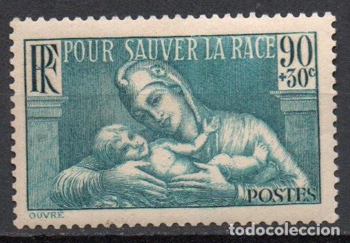 Sellos: FRANCIA A&Ntilde;O 1939 YV 419*** PRO SOCIEDAD DE PROFIL&Aacute;XIS SANITARIA Y MORAL MEDICINA SALUD TIPO DE 1937