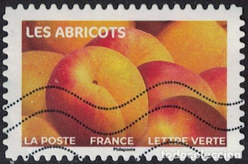 Sellos: France 2023 Oblit&eacute;r&eacute; Used Fruits &agrave; Savourer Les Abricots Y&T FR 2296
