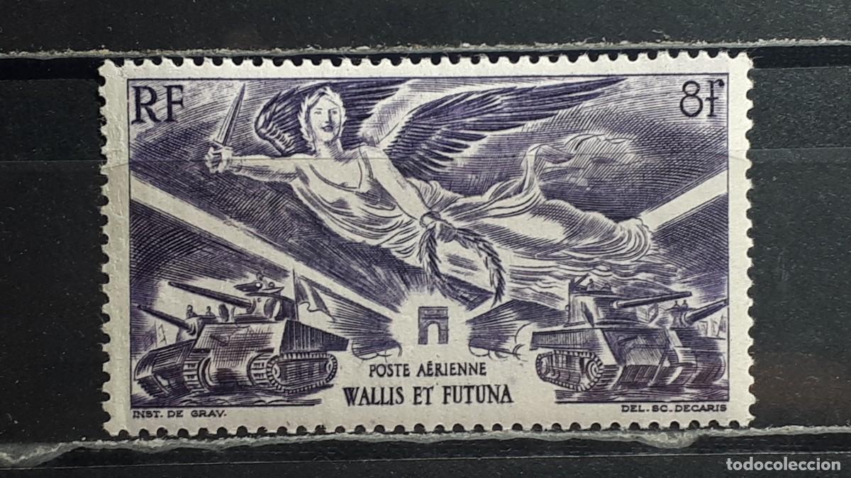 Sellos: WALLIS Y FUTUNA. A&Ntilde;O 1946. **. YVERT A&eacute;reo 4
