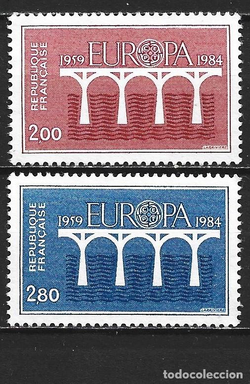 Sellos: FRANCIA YVERT NUM. 2309/2310 SERIE COMPLETA NUEVA SIN GOMA