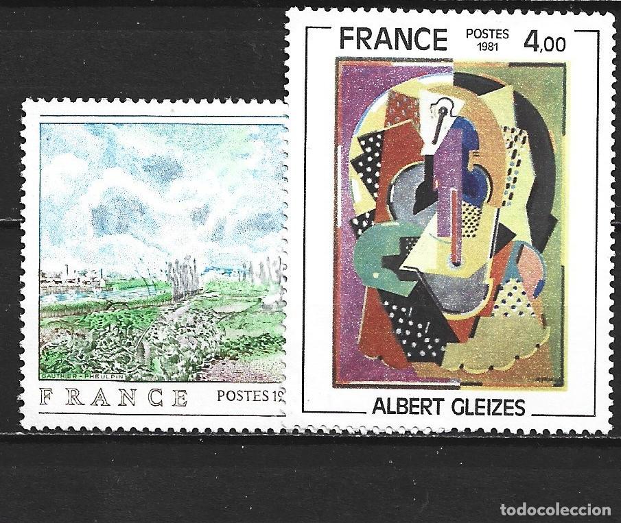 Sellos: FRANCIA YVERT NUM. 2136/2137 SERIE COMPLETA NUEVA SIN GOMA