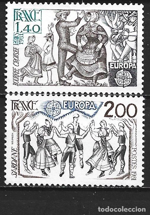 Sellos: FRANCIA YVERT NUM. 2138/2139 SERIE COMPLETA NUEVA SIN GOMA