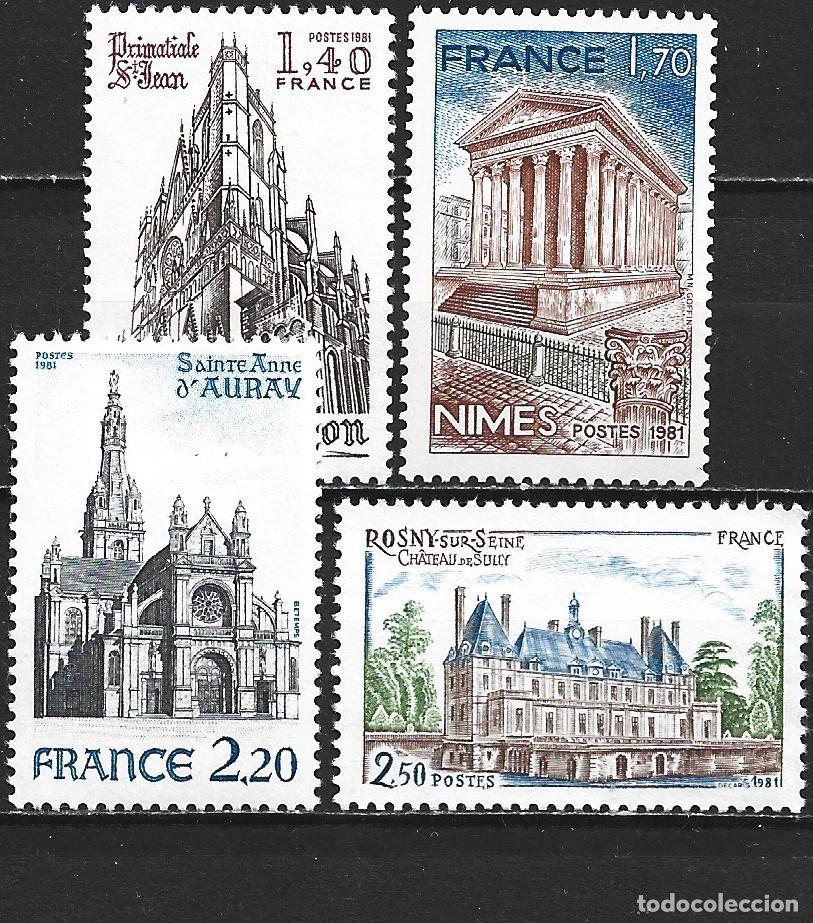 Sellos: FRANCIA YVERT NUM. 2132/2135 SERIE COMPLETA NUEVA SIN GOMA