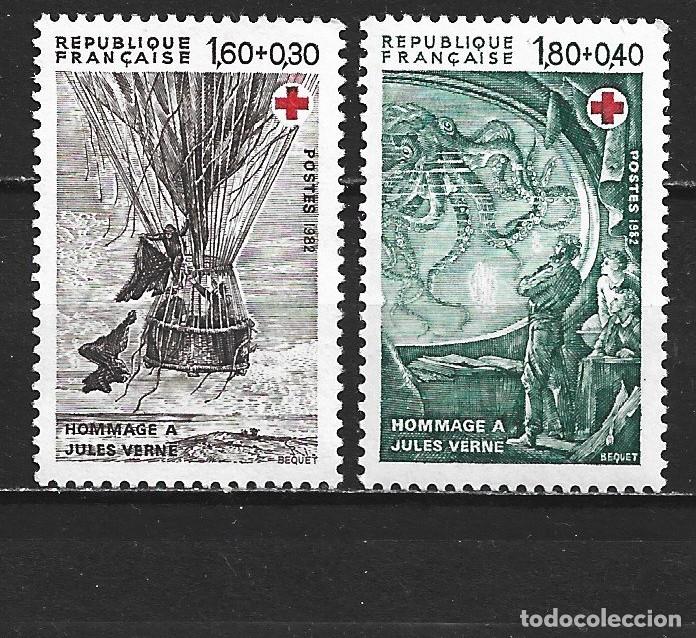 Sellos: FRANCIA YVERT NUM. 2247/2248 SERIE COMPLETA NUEVA SIN GOMA