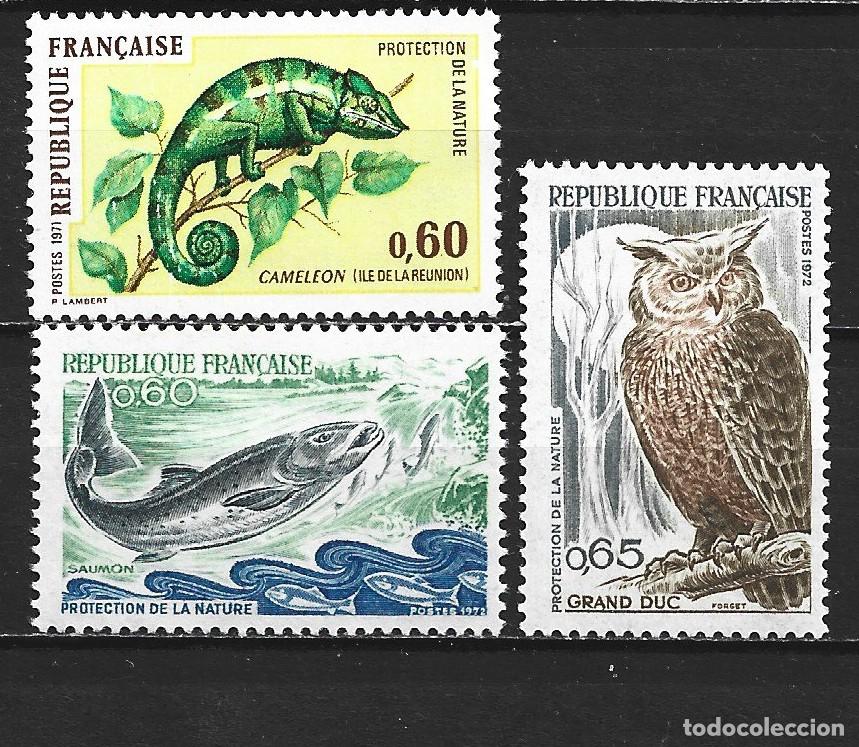 Sellos: FRANCIA YVERT NUM. 1692/1694 SERIE COMPLETA NUEVA SIN GOMA