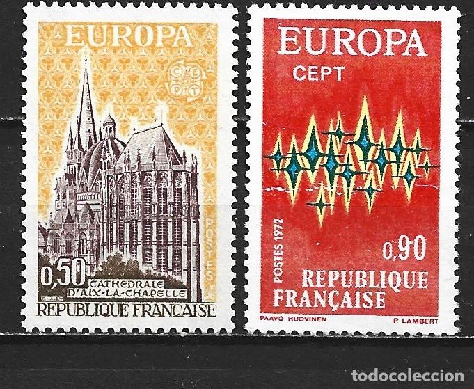 Sellos: FRANCIA YVERT NUM. 1714/1715 SERIE COMPLETA NUEVA SIN GOMA