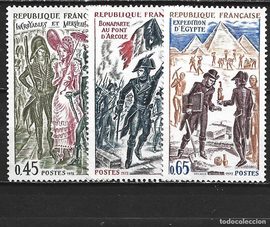 Sellos: FRANCIA YVERT NUM. 1729/1731 SERIE COMPLETA NUEVA SIN GOMA