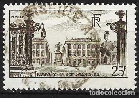 Sellos: Francia 1947 - Mi 761 - YT 778 - Plaza Stanislas en Nancy