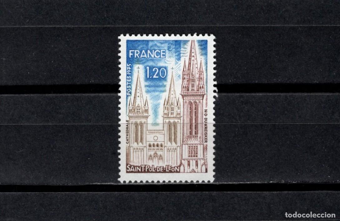 Sellos: Sello nuevo. Saint-Pol-de-Leon. 18 enero de 1975. Yvert 1808.