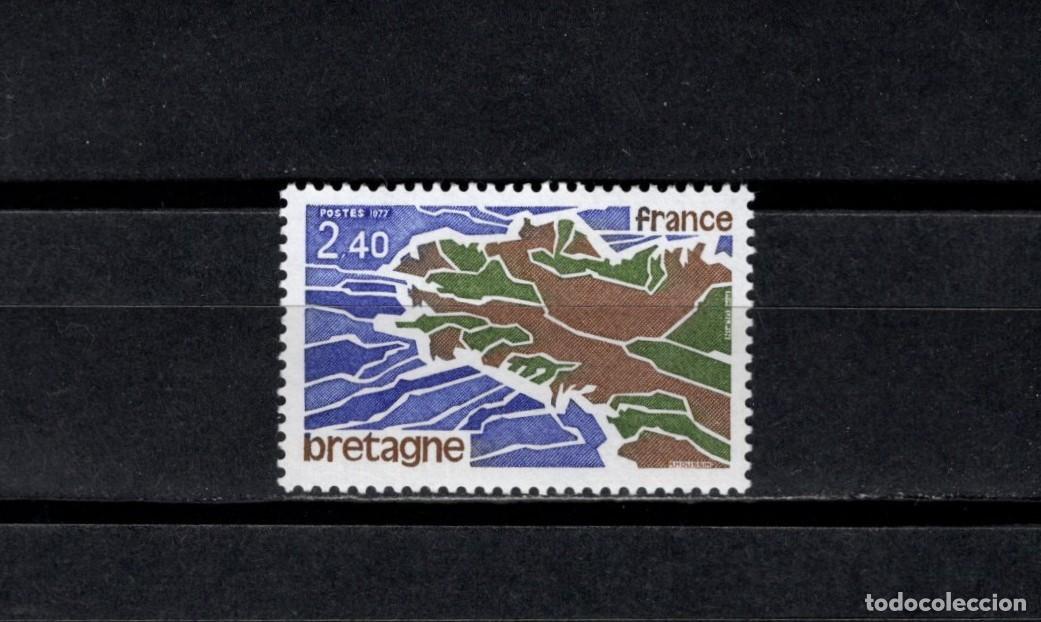 Sellos: Sello nuevo. Breta&ntilde;a. Sello de 2,40 francos. Febrero 1977. Yvert 1917.