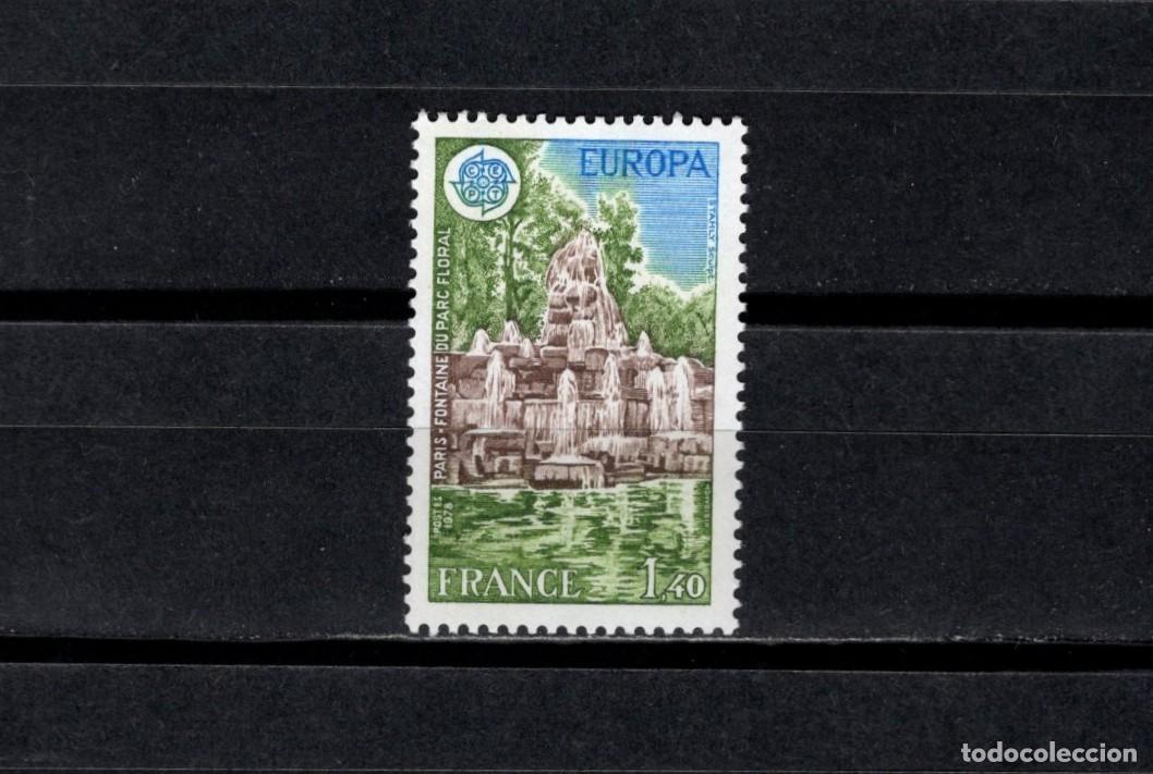 Sellos: Sello Nuevo. Europa. Fuente del Parque Floral Par&iacute;s. Mayo 1978. Yvert 2009.