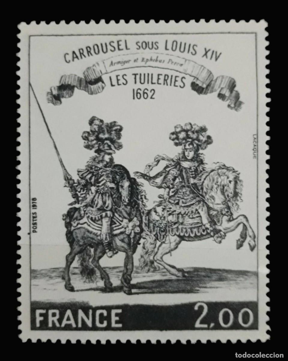 Sellos: FRANCIA 1978 Arte. Las Tuller&iacute;as. NUEVO - MNH.