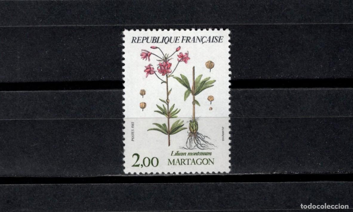 Sellos: Sello nuevo. Flora. Martagon. Sello de 2 francos. Abril 1983. Yvert 2267.