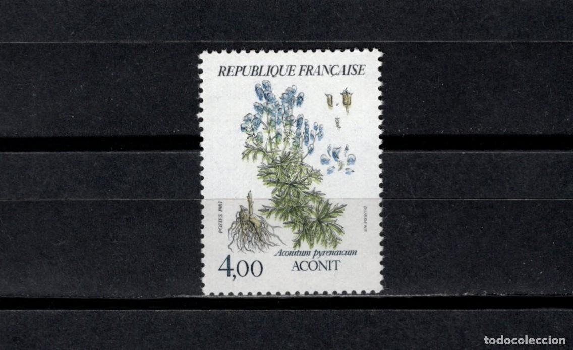 Sellos: Sello nuevo. Flora. Aconite. Sello de 4 francos. Abril 1983. Yvert 2269.