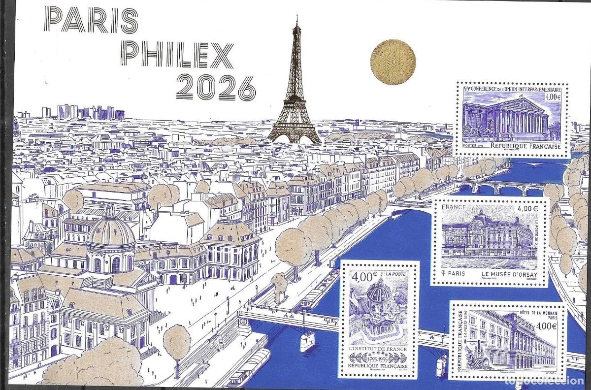 Sellos: HB** FRANCIA 2026, PARIS PHILEX 2026