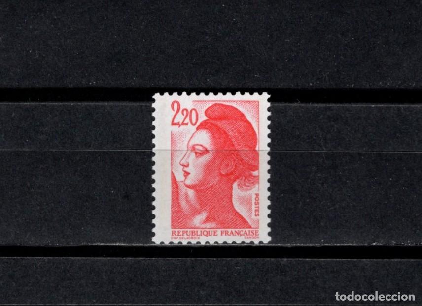 Sellos: Sello nuevo. Libertad de Gandon. Sello de 2,20 euros. Agosto de 1985. Yvert 2376.