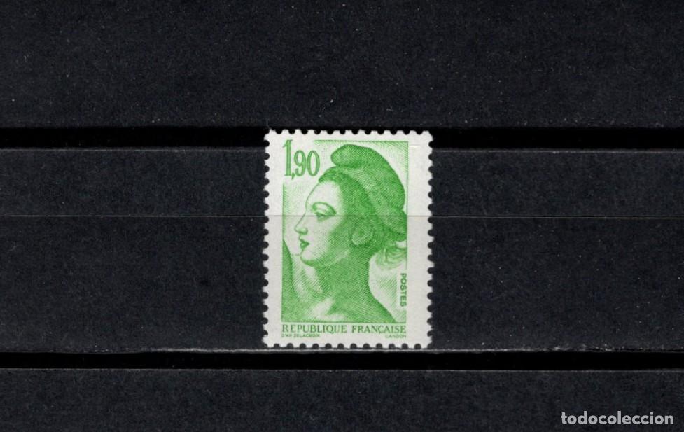 Sellos: Sello nuevo. Libertad de Gandon. Sello de 1,90 francos. 1986. Yvert 2424.