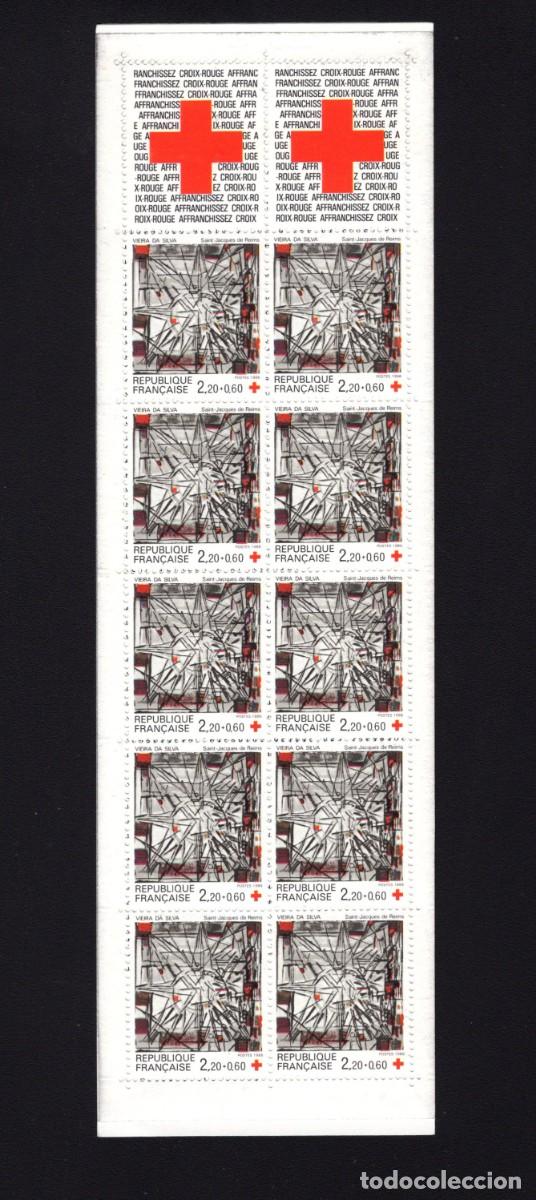 Sellos: Sello nuevo. Carne Sellos Cruz Roja Francesa. Noviembre 1986. Yvert CACR2035.