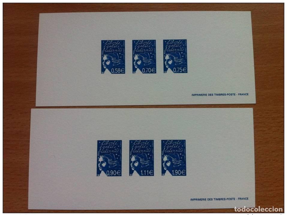 Sellos: FRANCIA 2003 - GRABADOS MARIANNE DE LUQUET 3570 A 3575