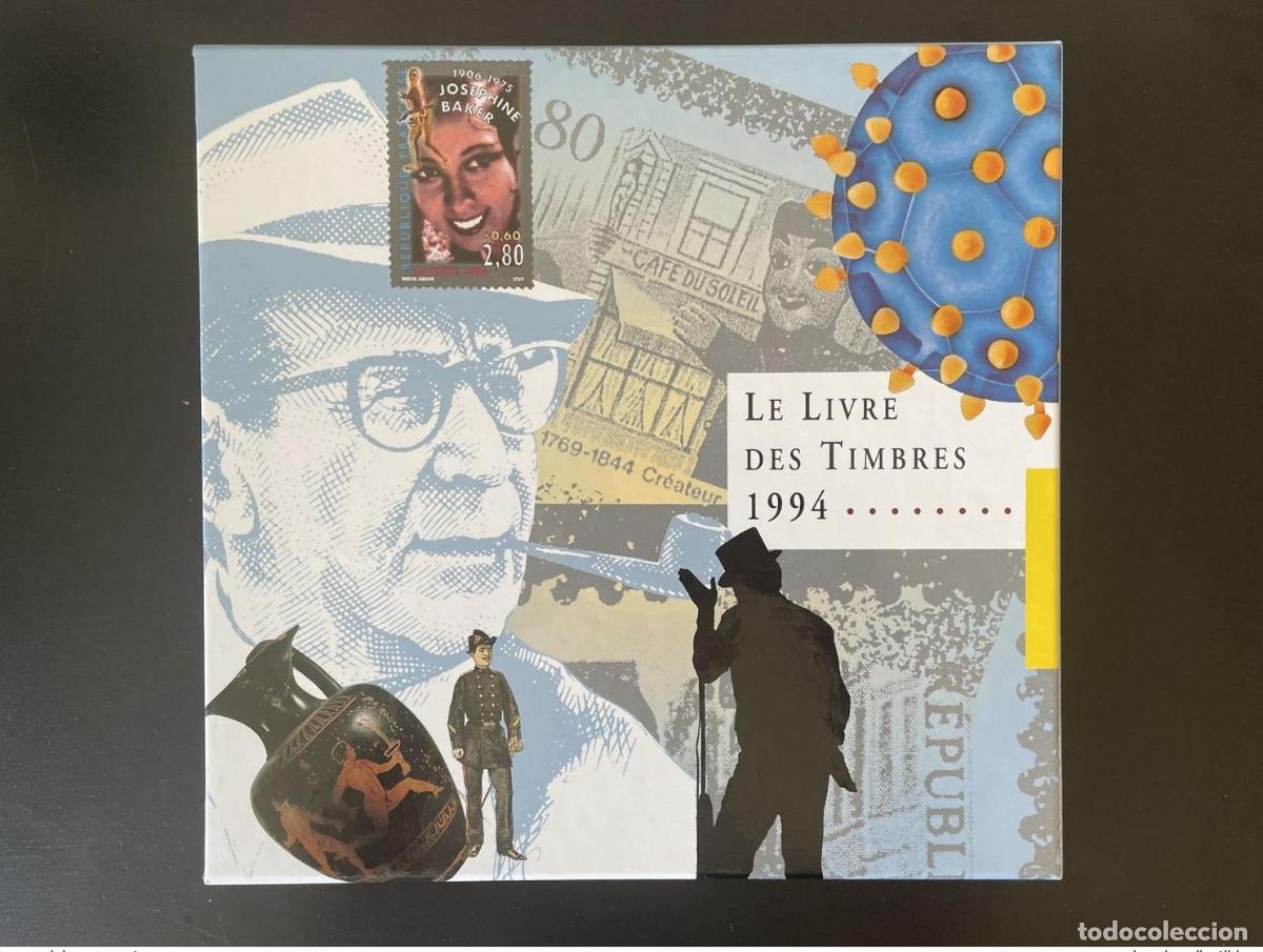 Sellos: Libro de sellos anual completo Francia 1994 Year Stamps Jahrbuch