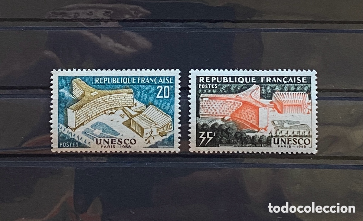 Sellos: Sellos, nuevo, de Francia 1958 Yvert 1177/78 Edificios