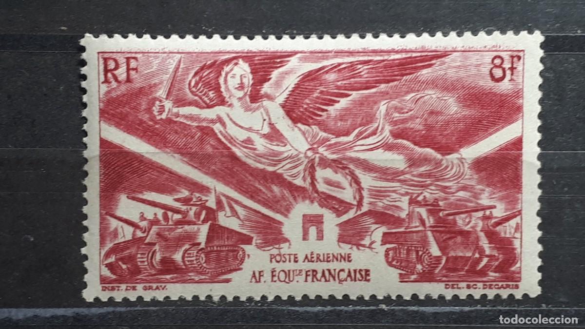 Sellos: AFRICA ECUATORIAL FRANCESA. A&Ntilde;O 1946. **. YVERT A&eacute;reo 43
