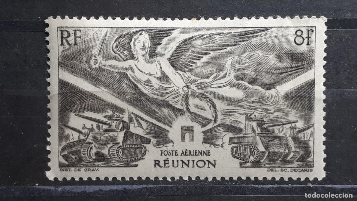 Sellos: REUNI&Oacute;N. A&Ntilde;O 1946. **. YVERT A&eacute;reo 35