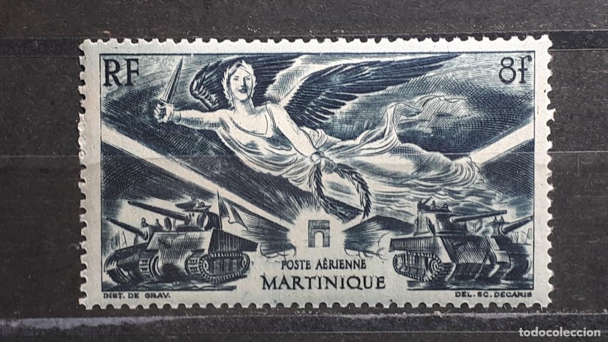 Sellos: MARTINICA . A&Ntilde;O 1946. **. YVERT A&eacute;reo 6