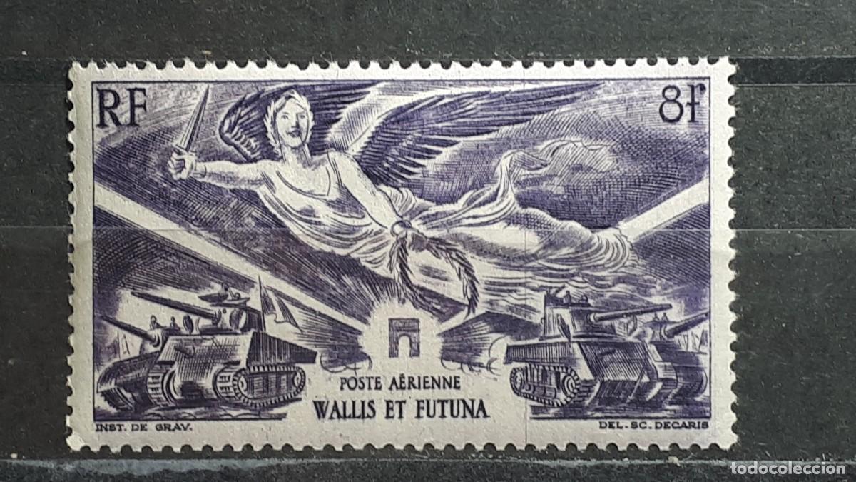 Sellos: WALLIS Y FUTUNA. A&Ntilde;O 1946. **. YVERT A&eacute;reo 4