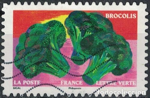 Timbres: Francia 2025 Oblit&eacute;r&eacute; Used Jardin d'Automne Brocolis Y&T FR 2631