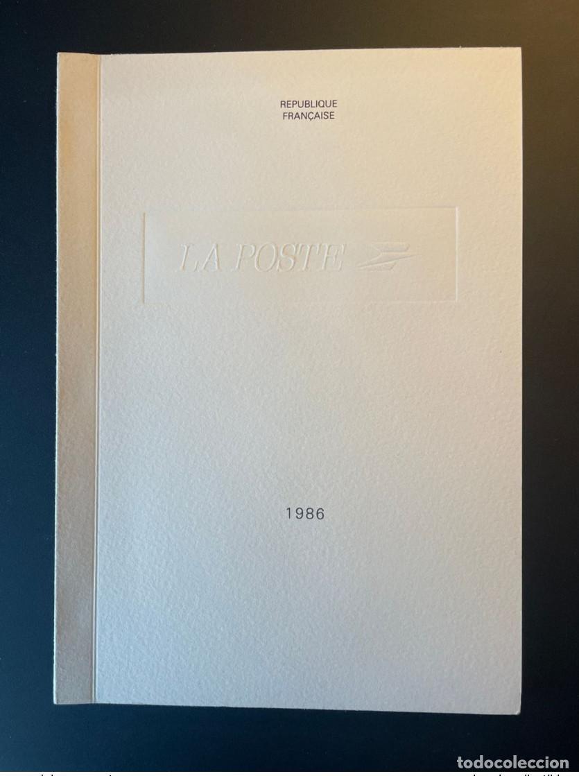 Sellos: LIBRO DE REGALO ANUAL LA COLECCI&Oacute;N SELLOS FRANCESES FRANCIA 1986
