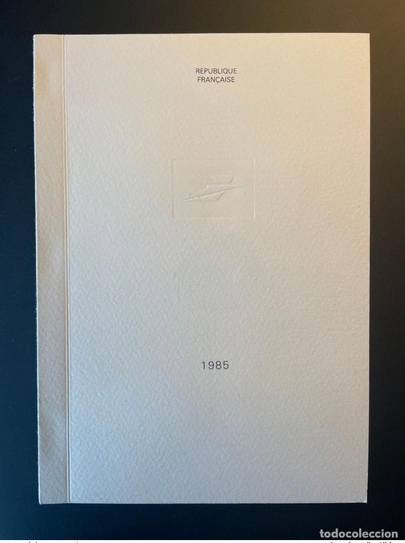 Sellos: LIBRO DE REGALO ANUAL LA COLECCI&Oacute;N SELLOS FRANCESES FRANCIA 1985