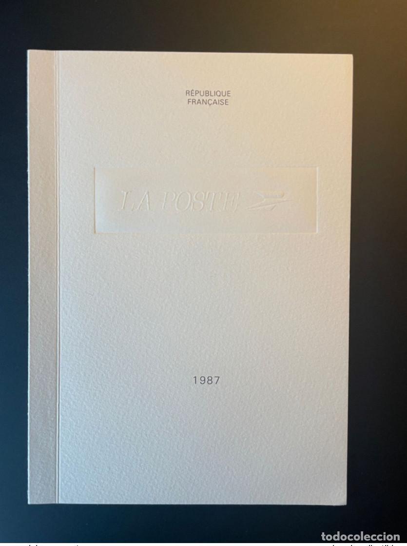 Sellos: Francia 1987 COLECCI&Oacute;N DE SELLOS FRANCESES SERIE ART&Iacute;STICA GIFT MINISTER BOOK
