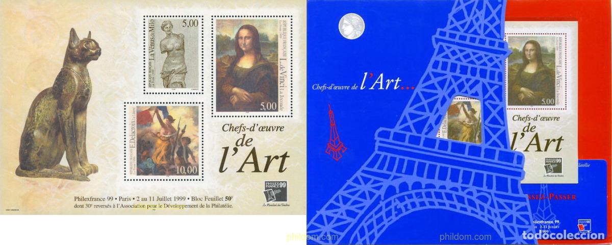 Sellos: 210467 MNH FRANCIA 1999 PHILEXFRANCE 99. EXPOSICION FILATELICA INTERNACIONAL EN PARIS