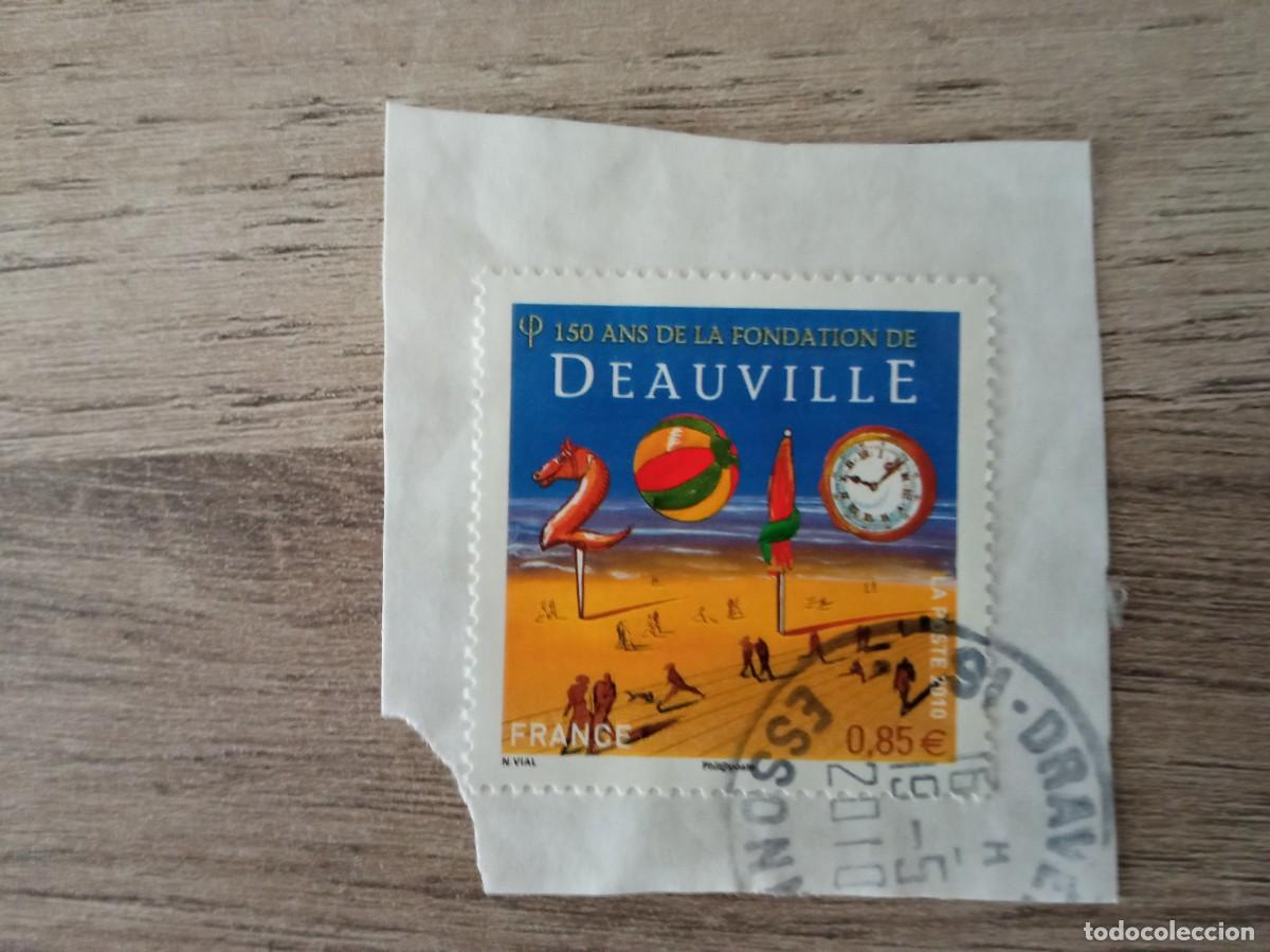 Sellos: SELLO FRANCES, DEAUVILLE, PEGADO Y MATASELLADO
