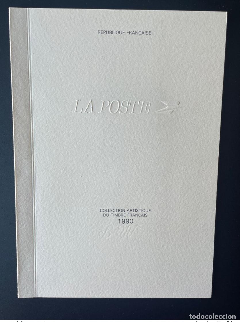 Sellos: Francia 1990 COLECCI&Oacute;N DE SELLOS FRANCESES SERIE ART&Iacute;STICA GIFT MINISTER BOOK