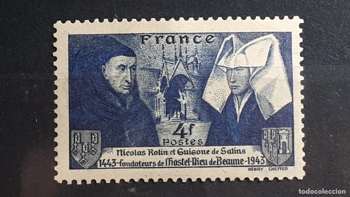 Sellos: FRANCIA. A&Ntilde;O 1943. *. YVERT 583