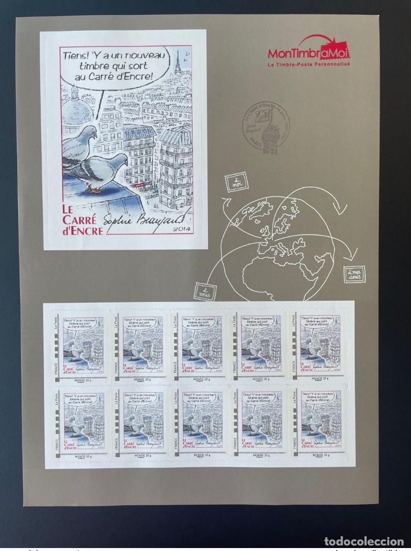 Sellos: Francia 2014 Collector Le Carr&eacute; d'Encre Sophie Beaujard MNH ** cancelado excluyendo TP