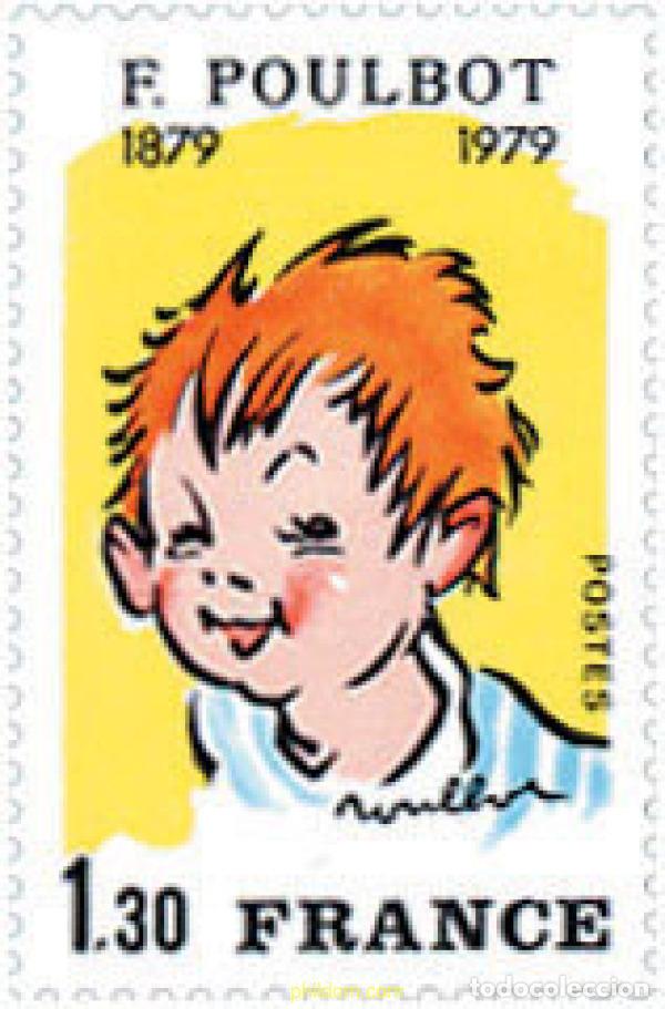 Sellos: 123224 MNH FRANCIA 1979 100 ANIVERSARIO DEL NACIMIENTO DE FRANCISQUE POULBOT