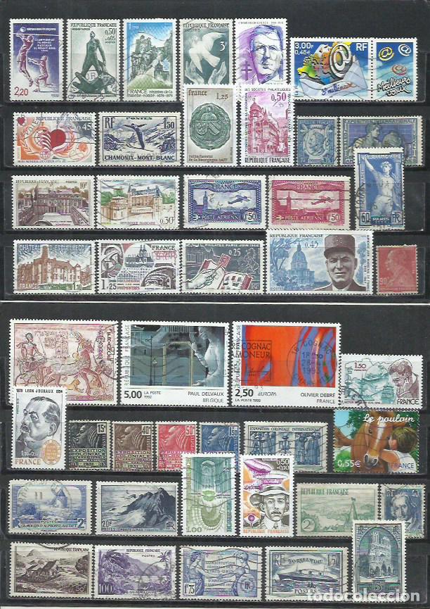 Sellos: R615-LOTE SELLOS FRANCIA ANTIGUO Y MODERNO, SIN TENER EN CUENTA EL VALOR.