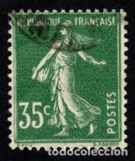 Sellos: Francia. Sembradora. 1917 YT-361. Usado
