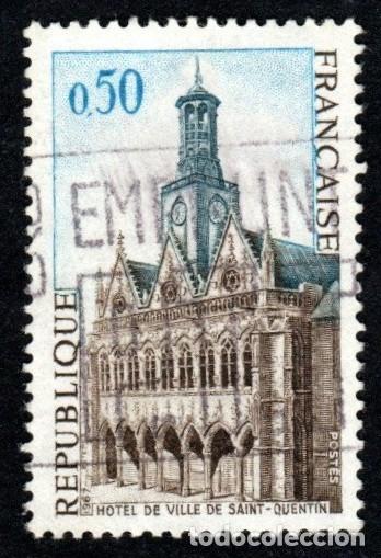 Sellos: Francia. Hoten en San Quint&iacute;n. 1966-67. YT-1499. Usado