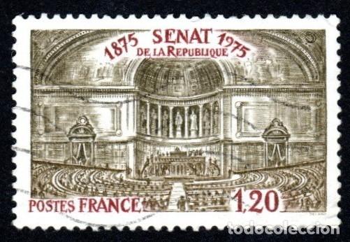 Sellos: Francia. Centenario del Senado. 1975. YT-1843. S. Completa. Usado