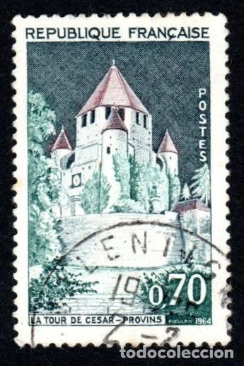 Sellos: Francia.Torre de Cesar. 1963 YT-1392A. Usado